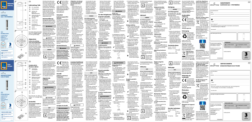 Página 1 del manual Manual de usuario Crofton GT-SPM-05