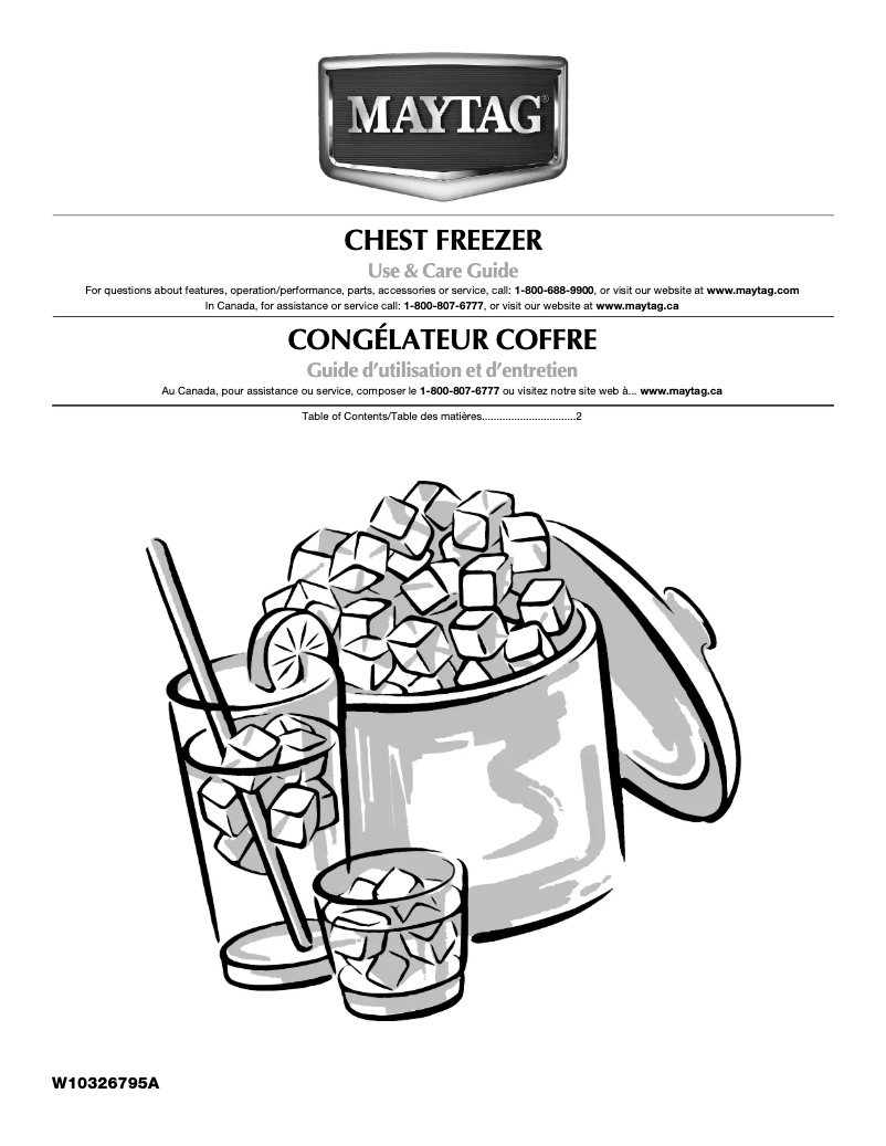 Page n°1 - Manuel utilisateur Maytag MQC1552TEW
