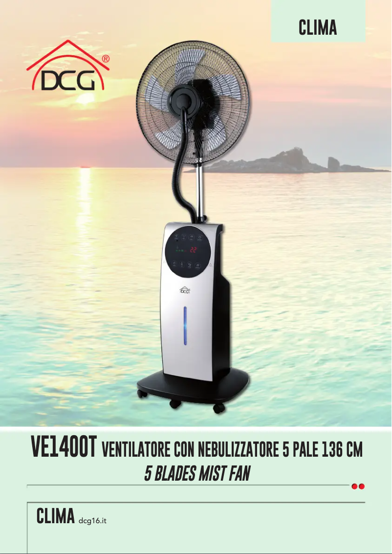 Imagen de la primera página del manual del dispositivo VE1400T