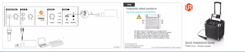 Page n°1 - Manuel utilisateur Urban Revolt Fiësta Plus