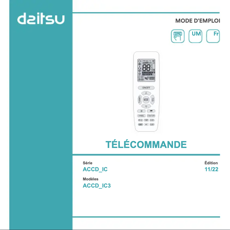 Image de la première page du manuel de l'appareil ABD 48TK DB
