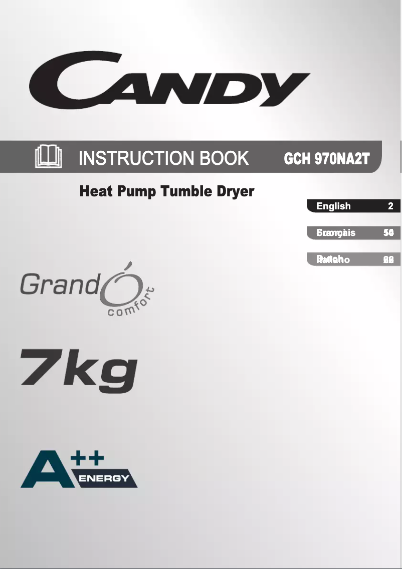 Page 1 de la notice Manuel utilisateur Candy GCH 970NA2T-S