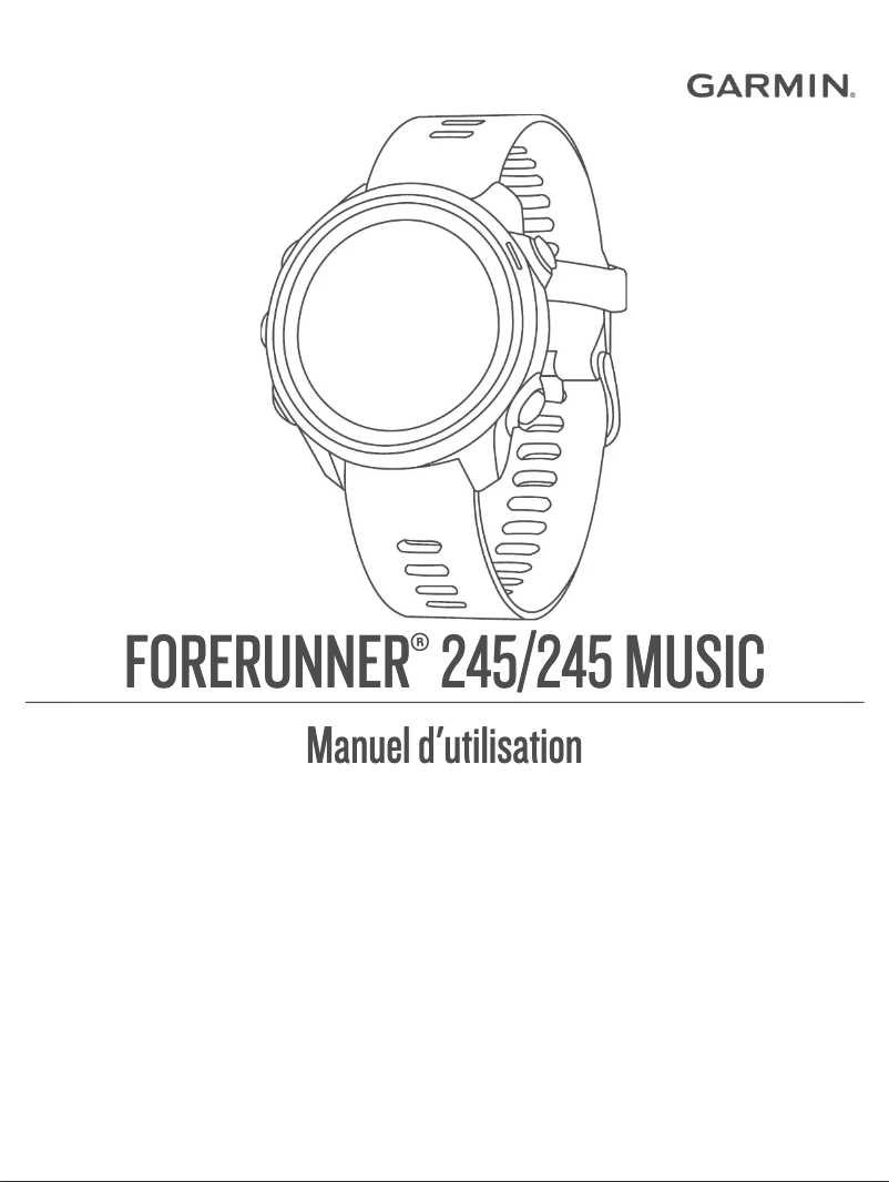 Página 1 del manual Manual de usuario Garmin Forerunner 245
