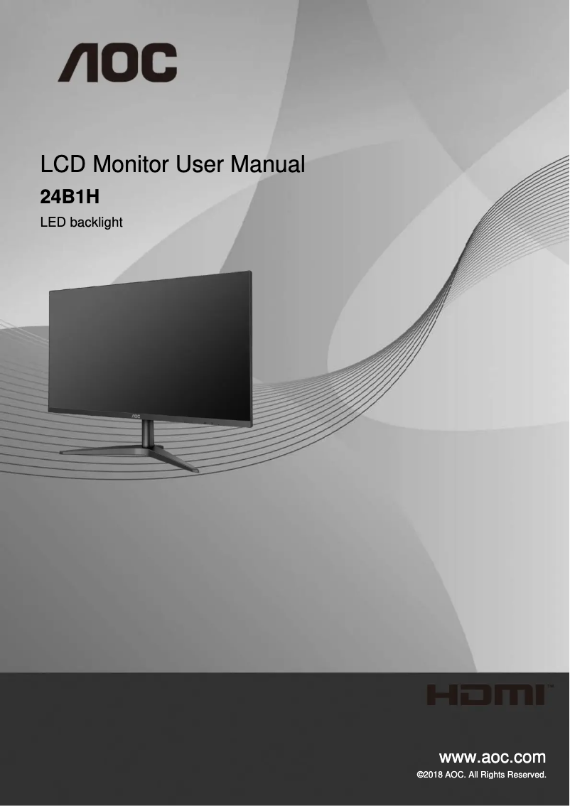 Image de la première page du manuel de l'appareil 24B1H