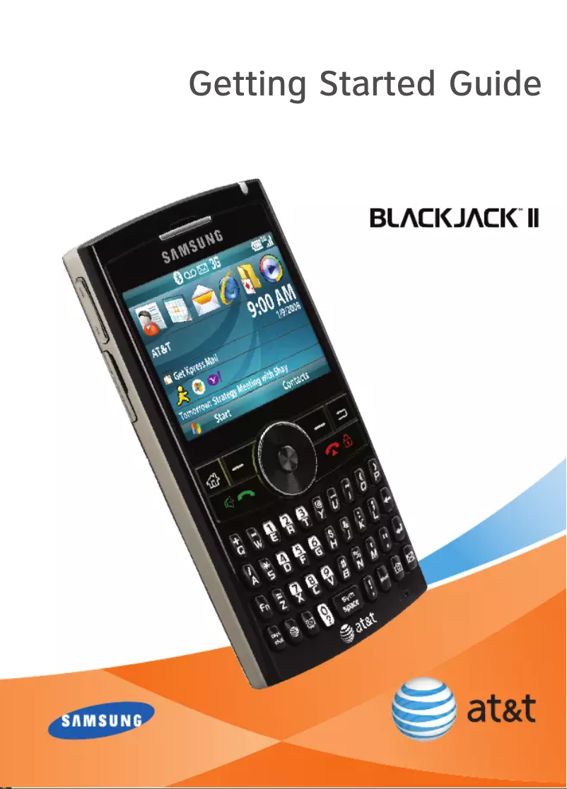 Page n°1 - Manuel utilisateur Samsung BlackJack II