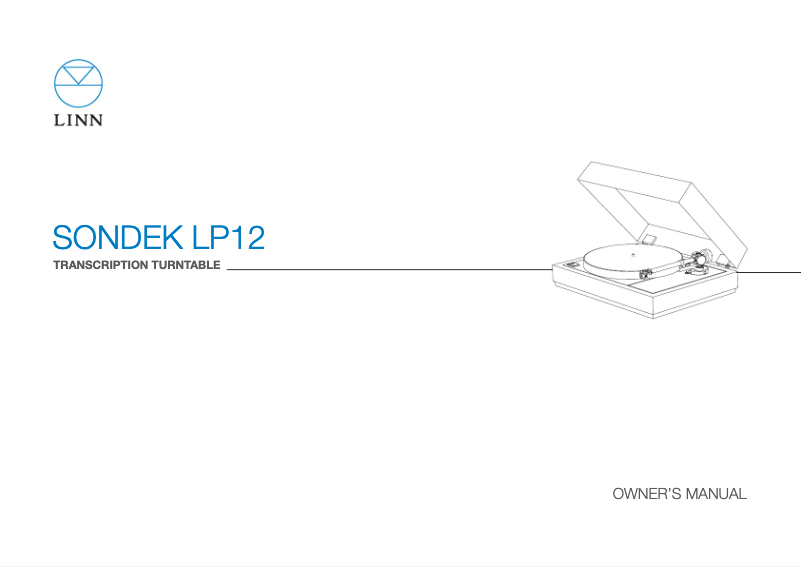 Page n°1 - Manuel utilisateur Linn Majik LP12
