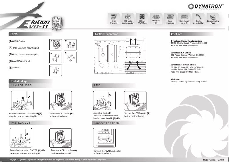 Image de la première page du manuel de l'appareil EVO-11