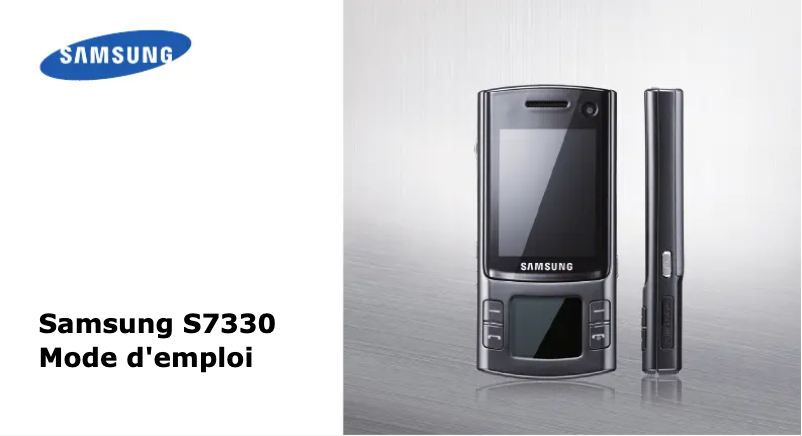 Image de la première page du manuel de l'appareil GT-S7330