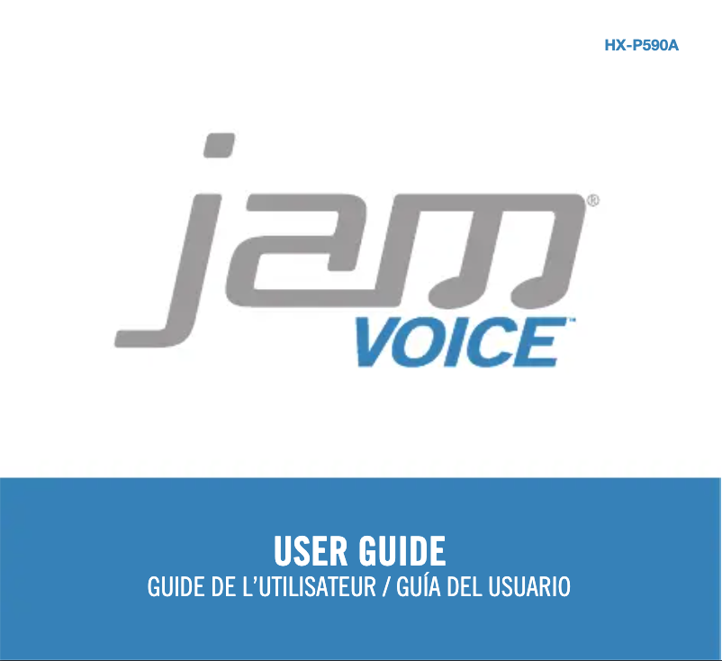 Image de la première page du manuel de l'appareil Voice Alexa HX-P590A