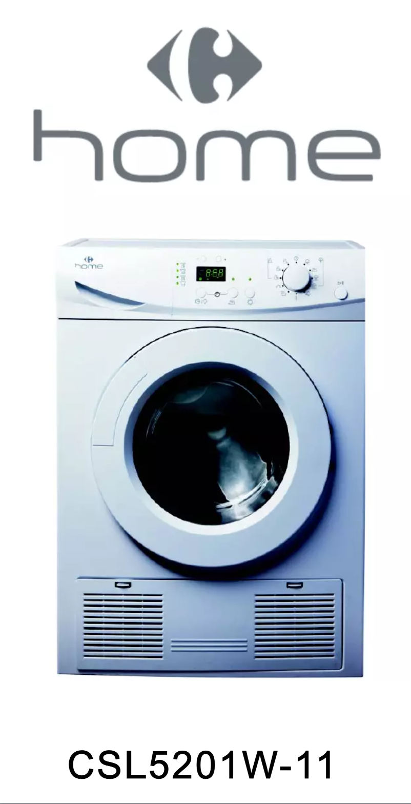 Image de la première page du manuel de l'appareil CSL5201W-11