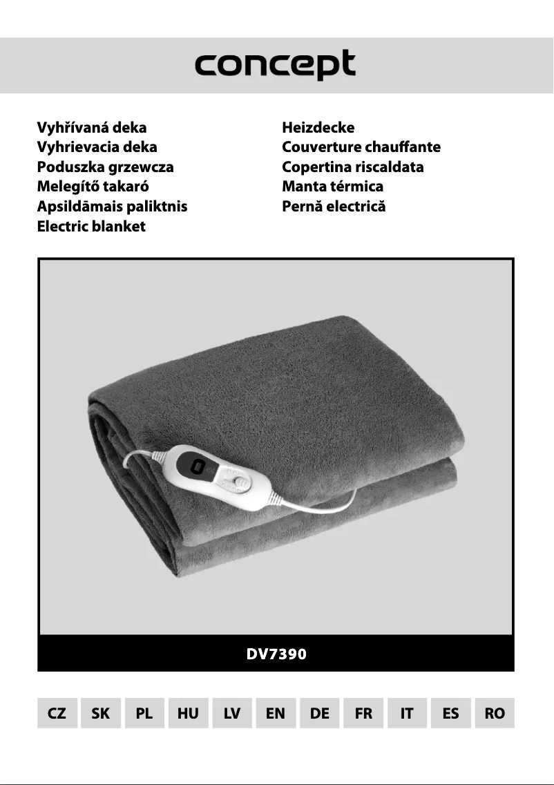 Image de la première page du manuel de l'appareil DV7390