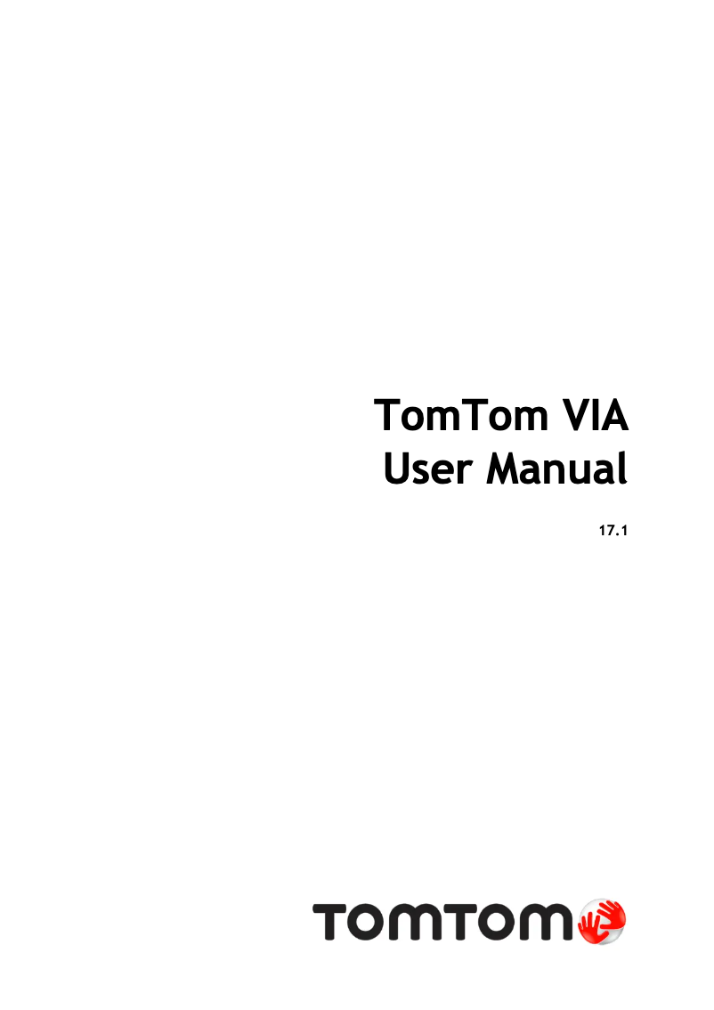 Page n°1 - Manuel utilisateur TomTom VIA 1425M
