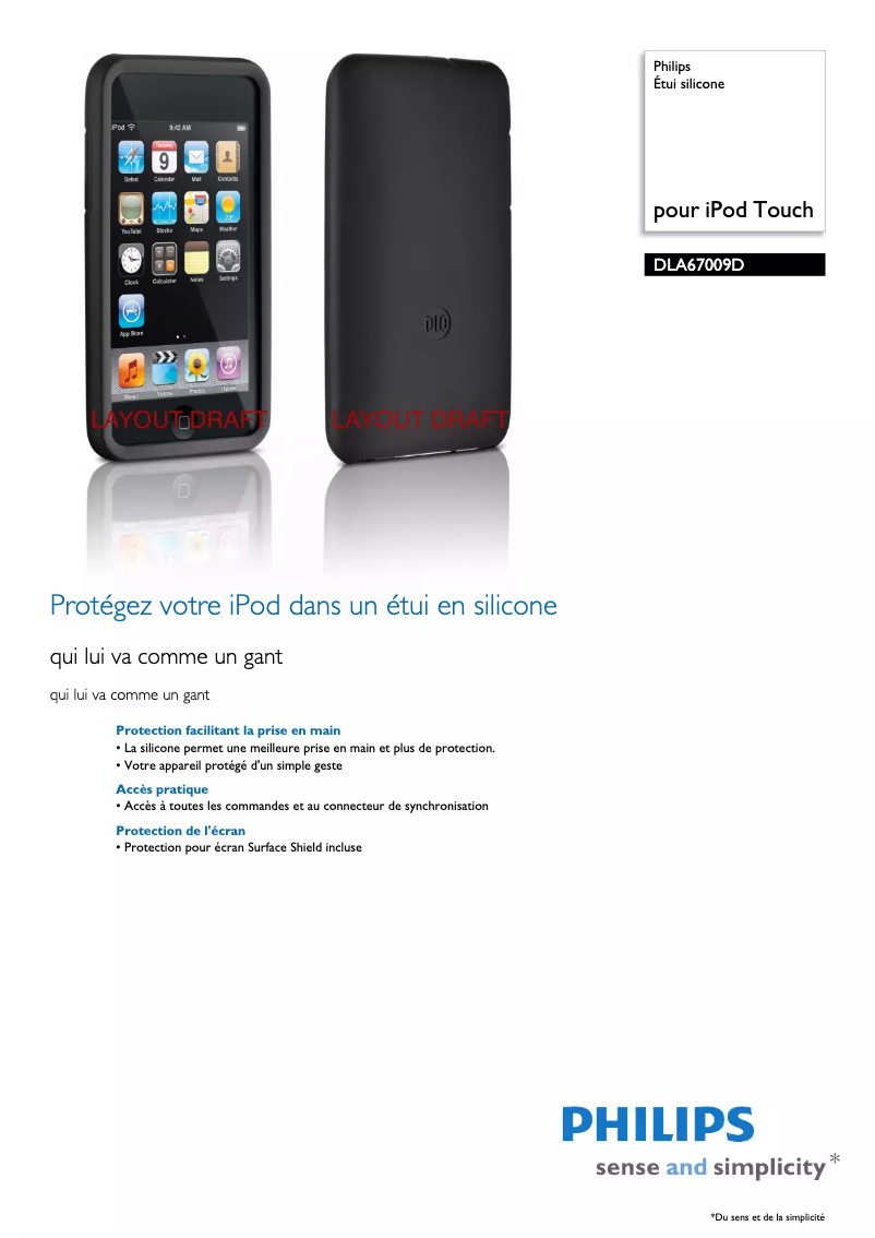 Image de la première page du manuel de l'appareil DLA67009D