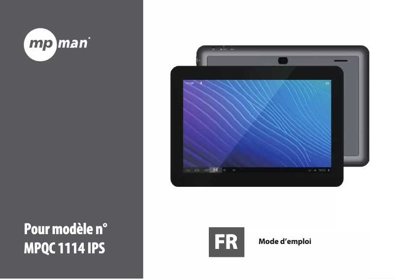 Image de la première page du manuel de l'appareil MPQC 1114