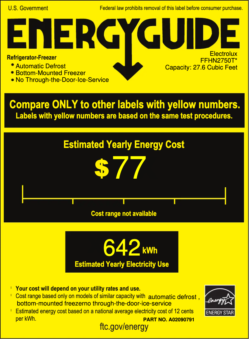 Image de la première page du manuel de l'appareil FFHN2750T