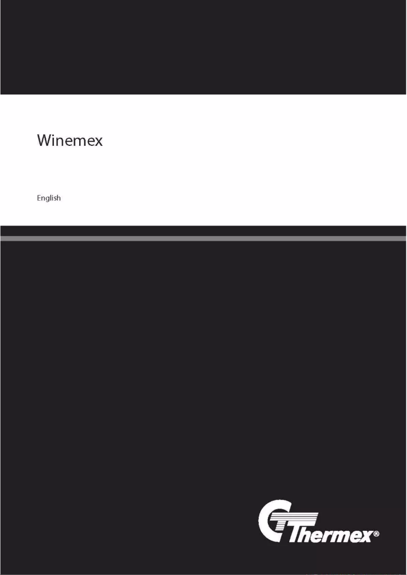 Page 1 de la notice Manuel utilisateur Thermex Winemex Blue 101