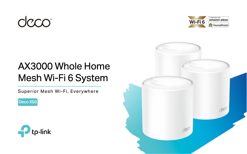 Page n°1 - Fiche technique TP-Link Deco X50