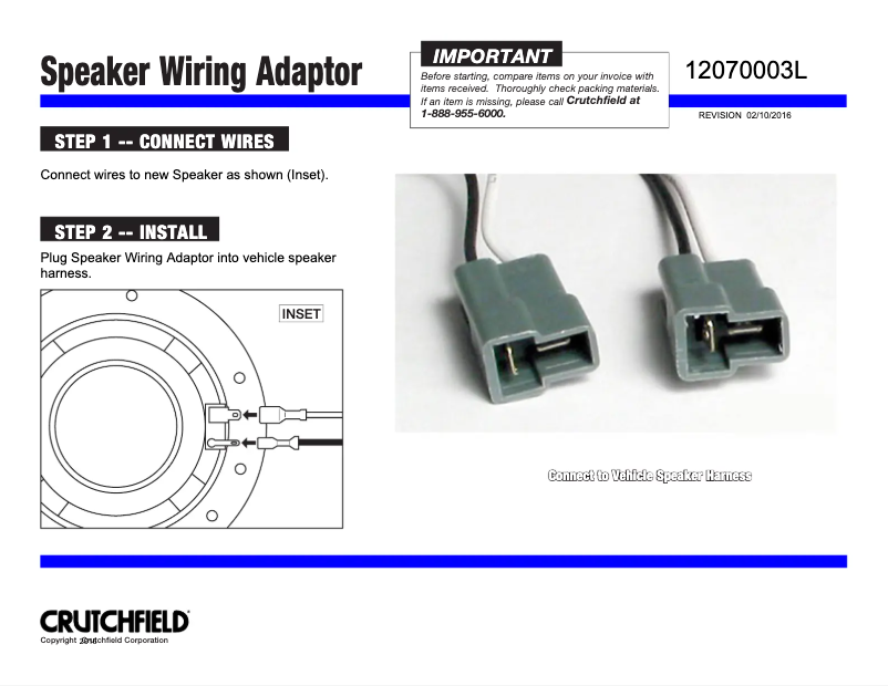 Page n°1 - Manuel utilisateur Metra 70-003L