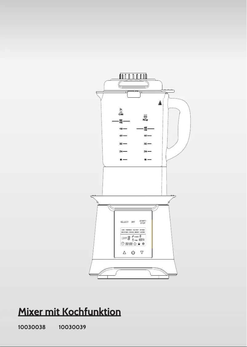 Page 1 de la notice Manuel utilisateur Klarstein 10030038