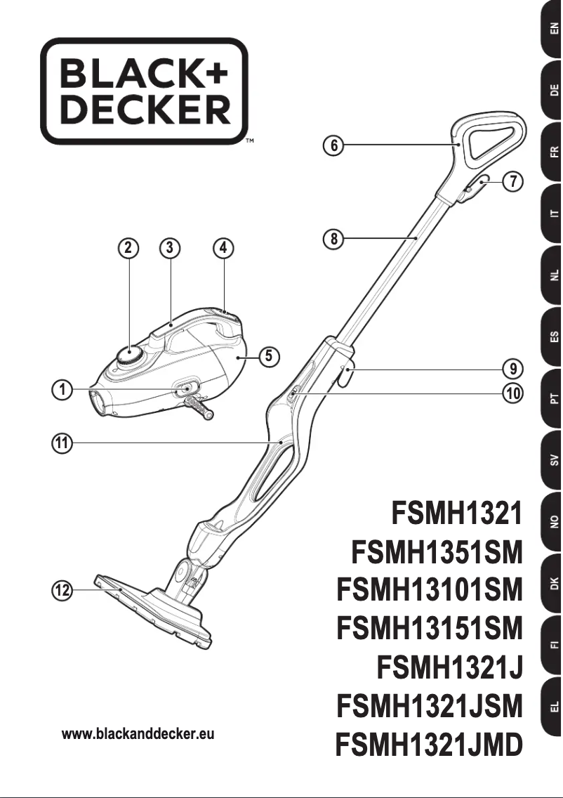 Página 1 del manual Manual de usuario Black & Decker FSMH1321JMD