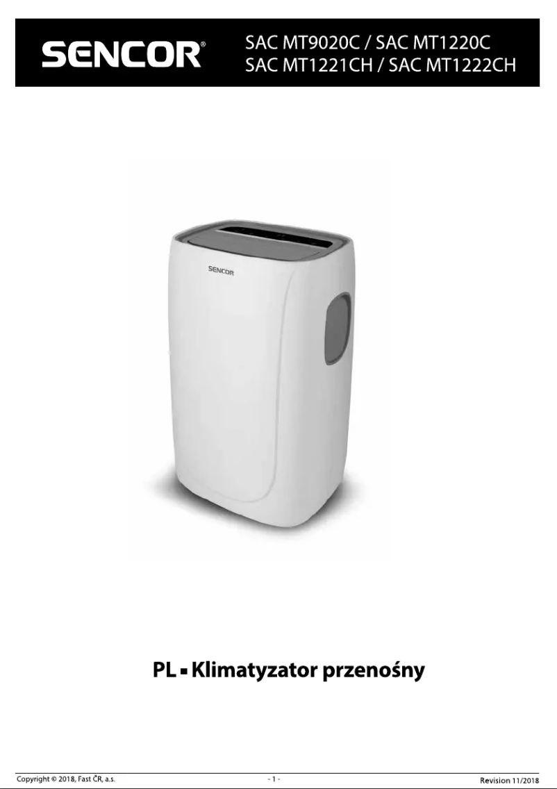 Imagen de la primera página del manual del dispositivo SAC MT1221CH