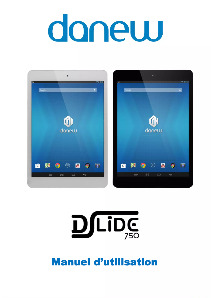 Page 1 de la notice Manuel utilisateur Danew Dslide 750
