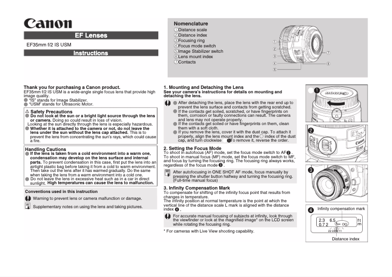 Page 1 de la notice Manuel utilisateur Axis Q1659 35MM F/2