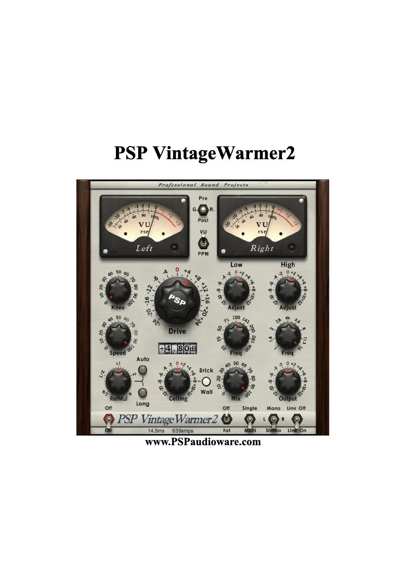 Image de la première page du manuel de l'appareil Vintage Warmer 2
