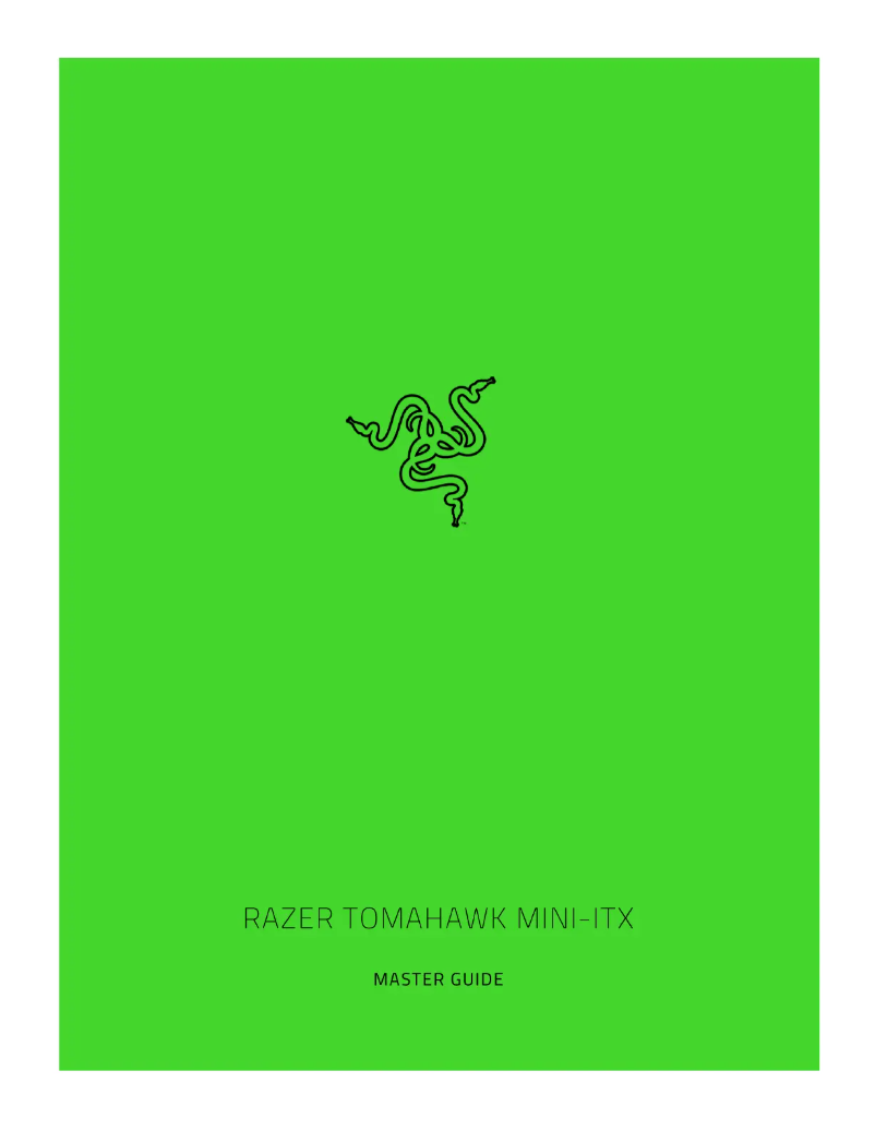 Page 1 de la notice Manuel utilisateur Razer Tomahawk Mini-ITX