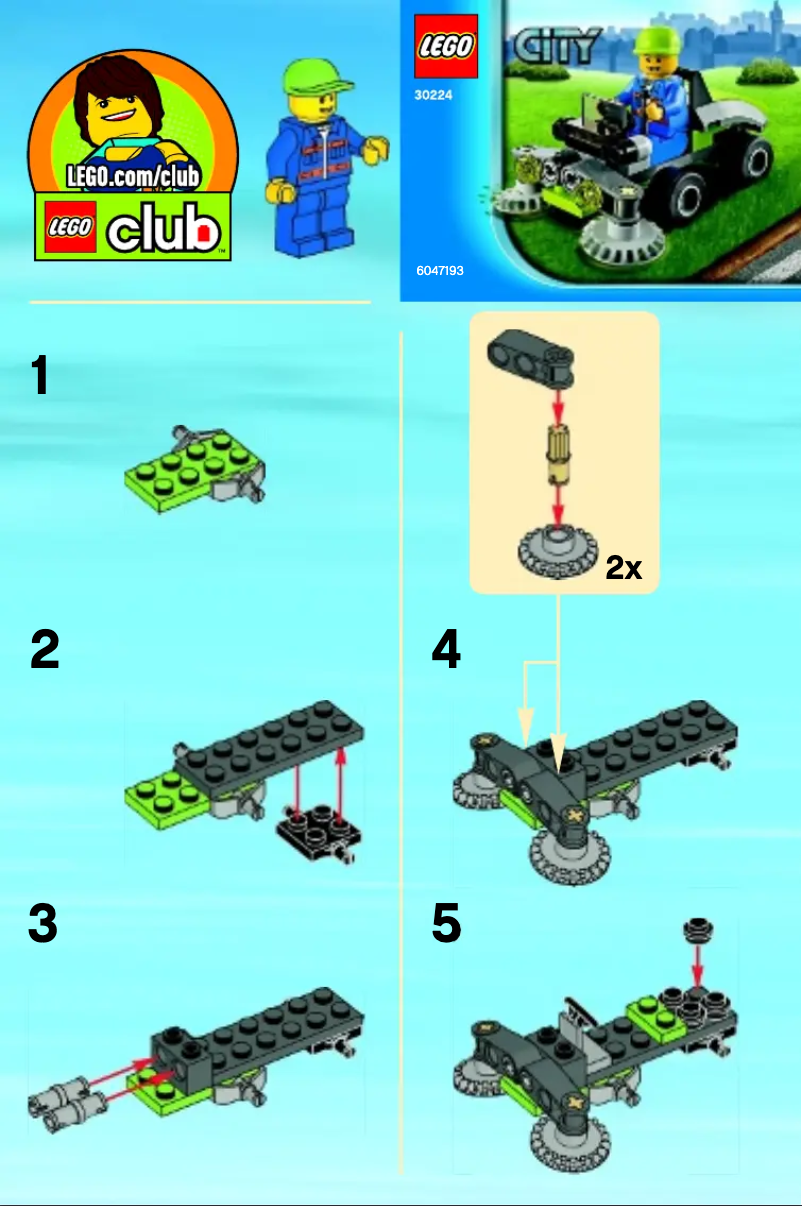 Page n°1 - Manuel utilisateur Lego Lawn Mover 30224