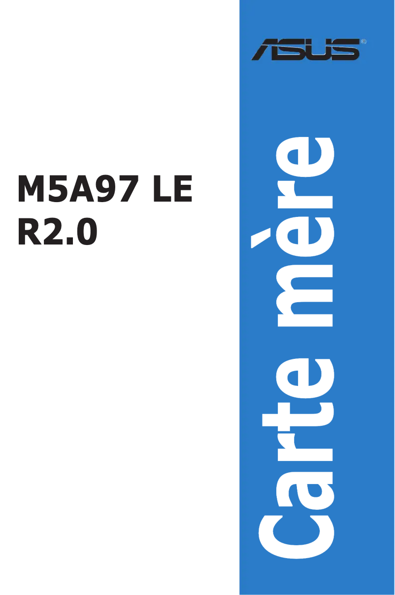 Page 1 de la notice Manuel utilisateur Asus M5A97 LE R2.0
