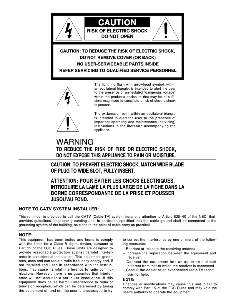 Image de la première page du manuel de l'appareil CR2020