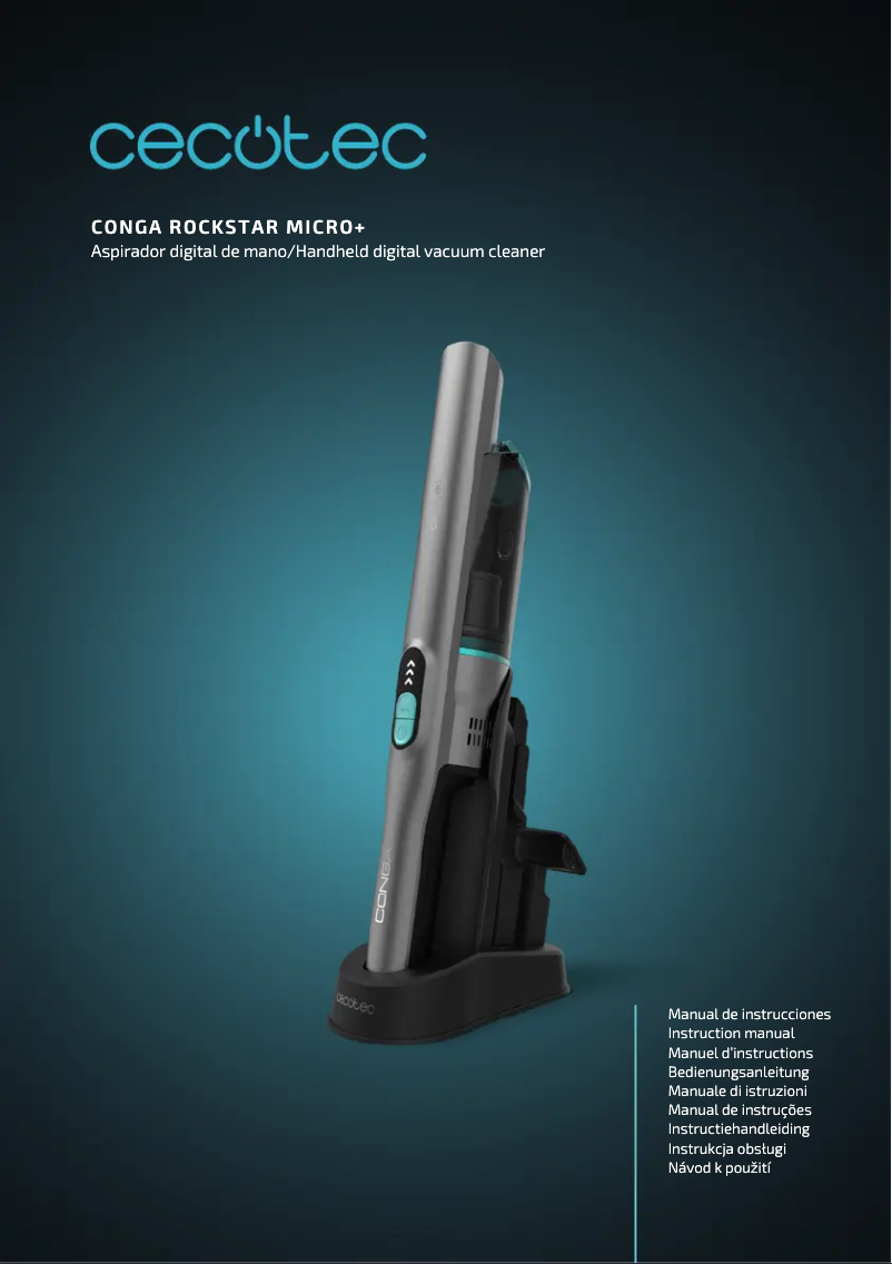 Page n°1 - Manuel utilisateur Cecotec Conga Rockstar Micro+