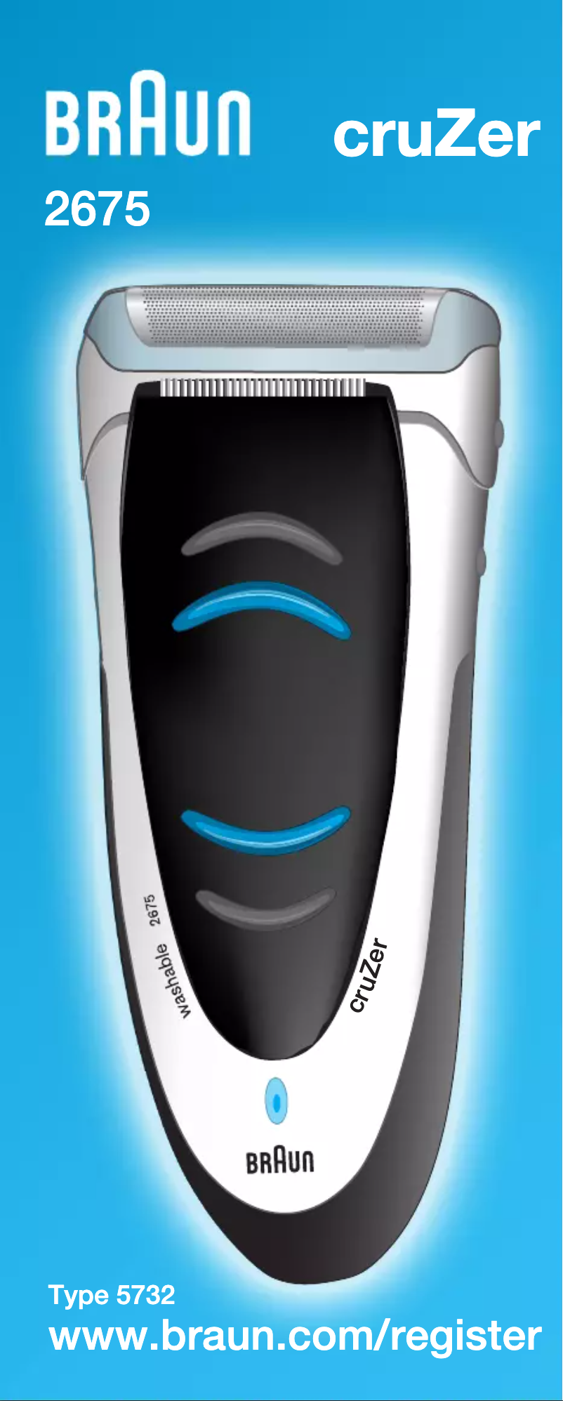 Image de la première page du manuel de l'appareil cruZer 2675