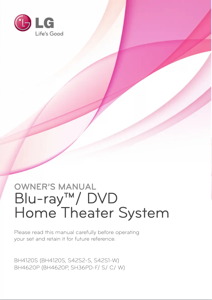 Image de la première page du manuel de l'appareil BH4620P