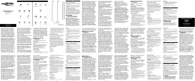 Image de la première page du manuel de l'appareil Cabinet light L