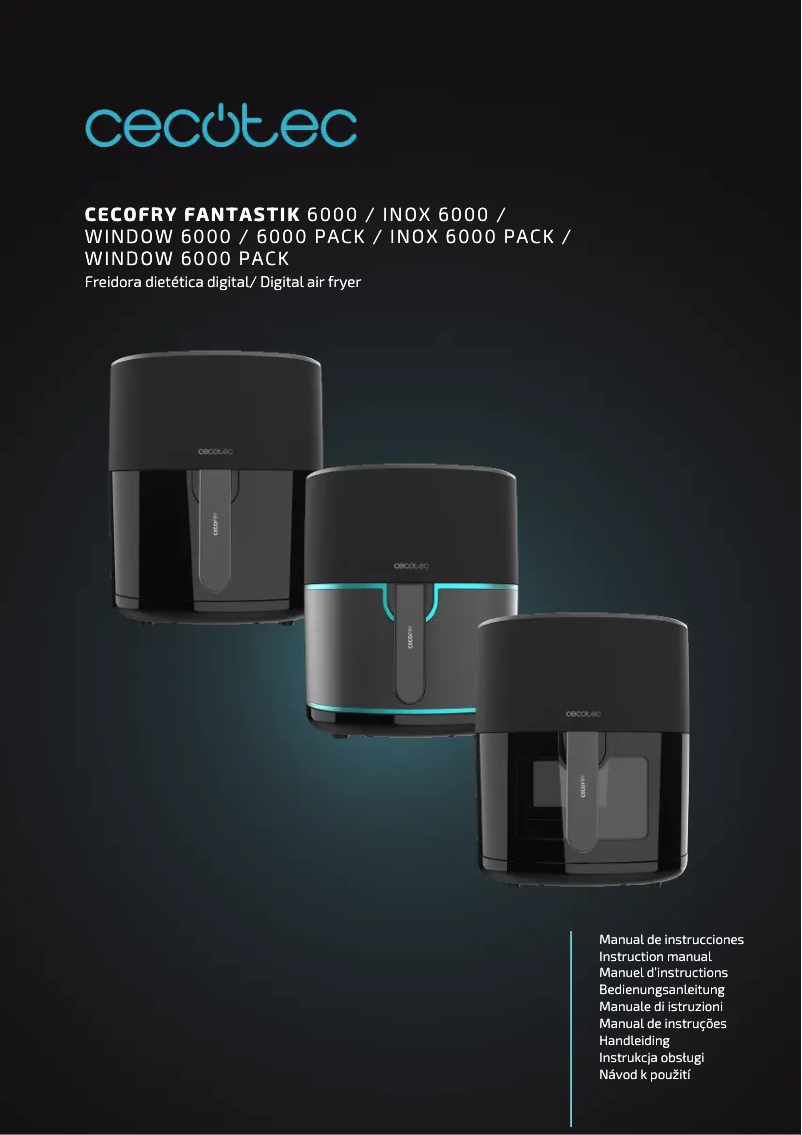 Page n°1 - Manuel utilisateur Cecotec Cecofry Fantastik Window 6500