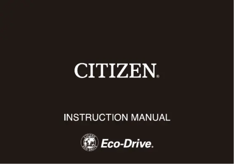 Página 1 del manual Manual de usuario Citizen CAL H990