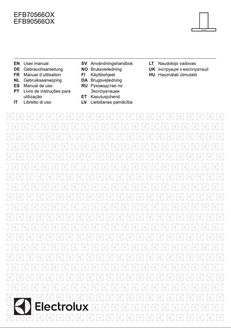 Page n°1 - Manuel utilisateur Electrolux EFB70566OX