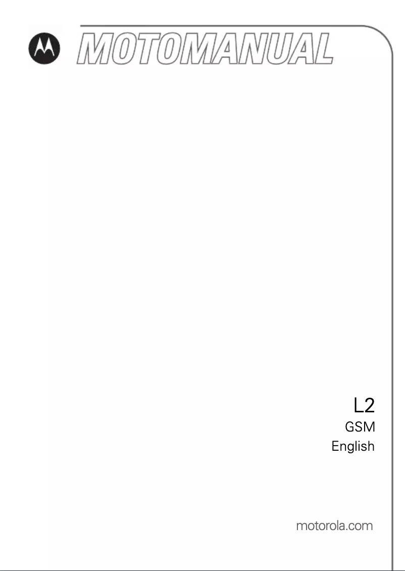First page image of the manual for L2