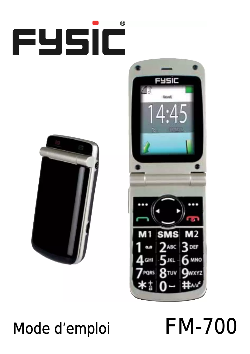 Image de la première page du manuel de l'appareil Big Button FM-7000