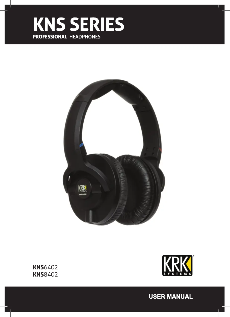 Image de la première page du manuel de l'appareil KNS 8402