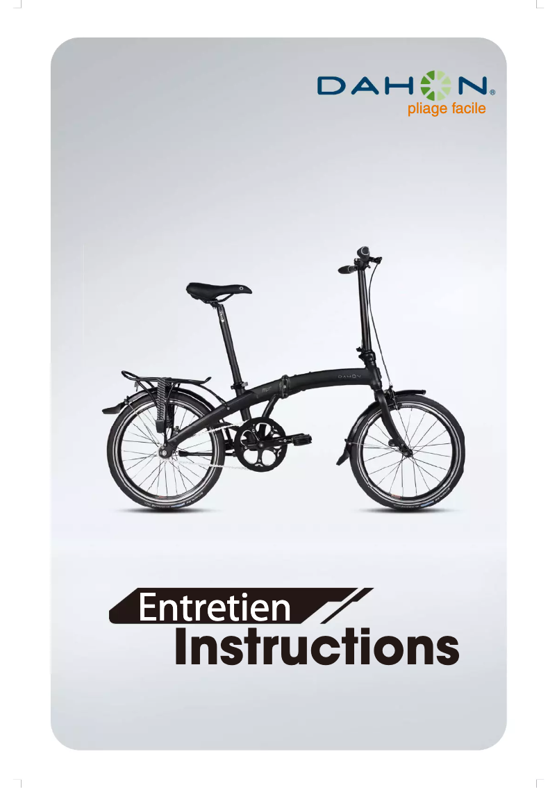 Page 1 de la notice Manuel utilisateur Dahon Briza D3