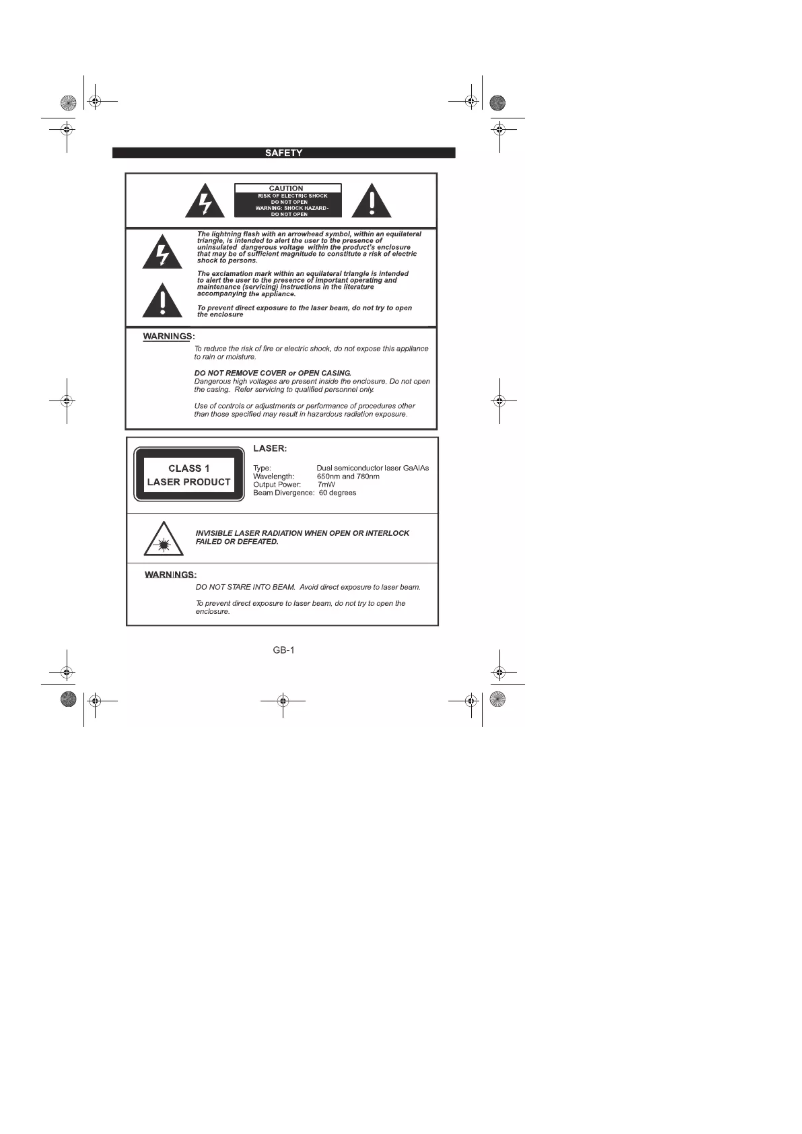Page 1 de la notice Manuel utilisateur Scott DX 577