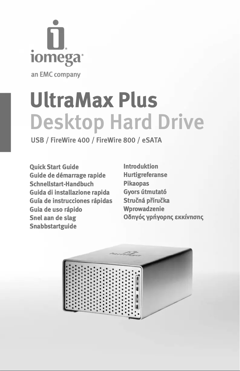 Imagen de la primera página del manual del dispositivo UltraMax Plus