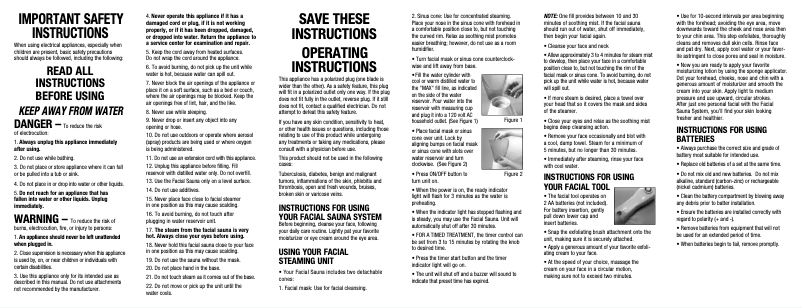 Image de la première page du manuel de l'appareil MDF3