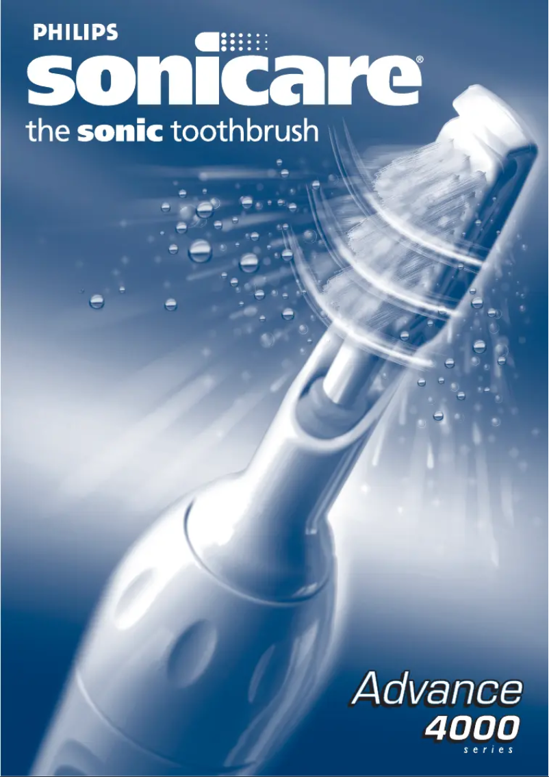 Página 1 del manual Manual de usuario Philips Sonicare Advance HX4101