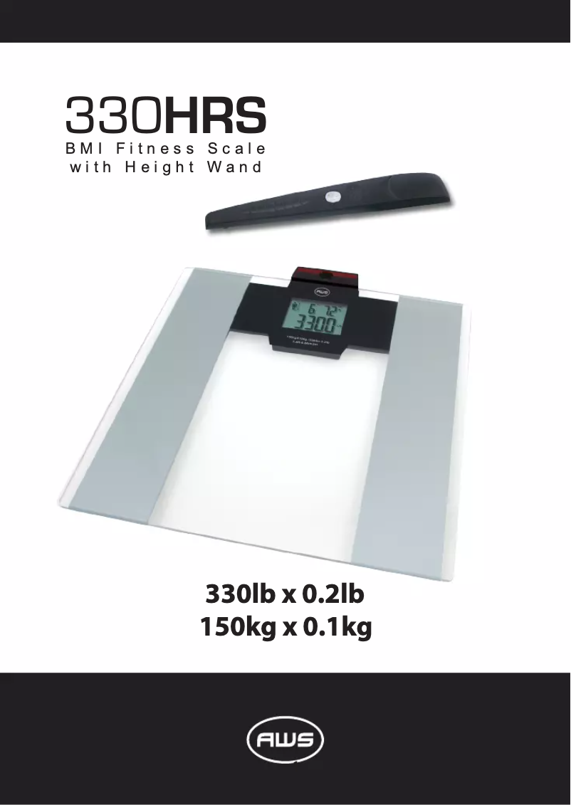 Page 1 de la notice Manuel utilisateur AWS 330HRS