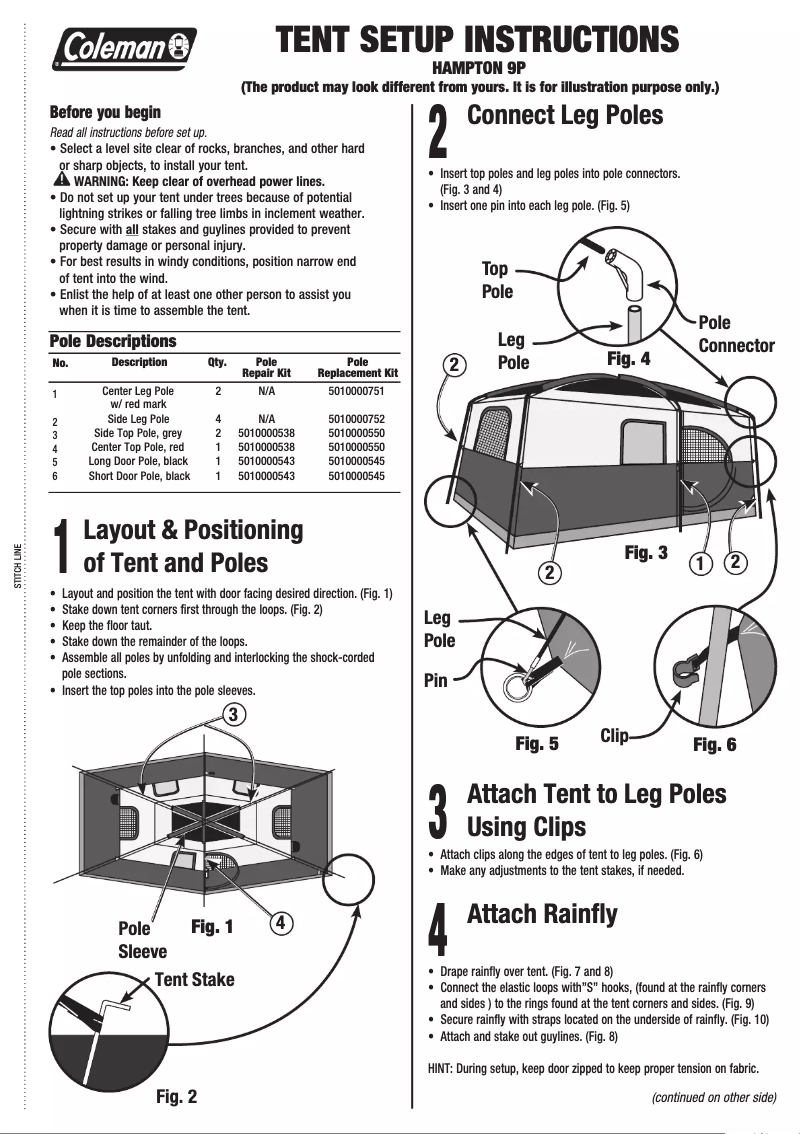 Image de la première page du manuel de l'appareil Hampton
