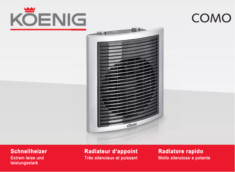 Image de la première page du manuel de l'appareil Como B06148